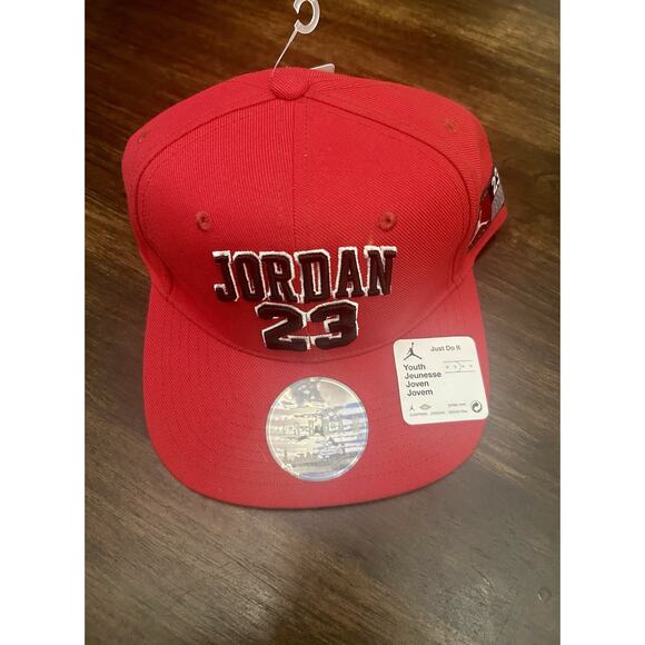 Youth Nike Air Jordan Big Kids Jersey Structured SnapBack NWT New - Picture 1 of 4